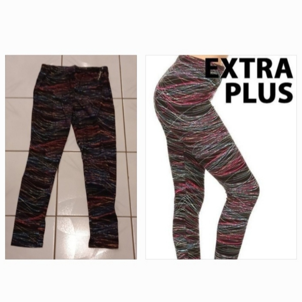 4/$40 Optics Leggings - Size X-Plus (US20-22)